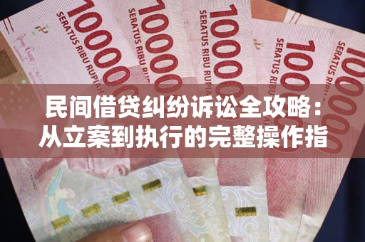 武汉民间借贷纠纷诉讼全攻略：从立案到执行的完整操作指南