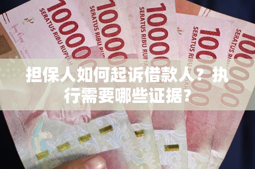 武汉担保人如何起诉借款人？执行需要哪些证据？