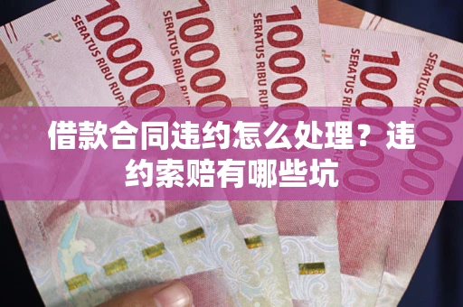 武汉借款合同违约怎么处理？违约索赔有哪些坑