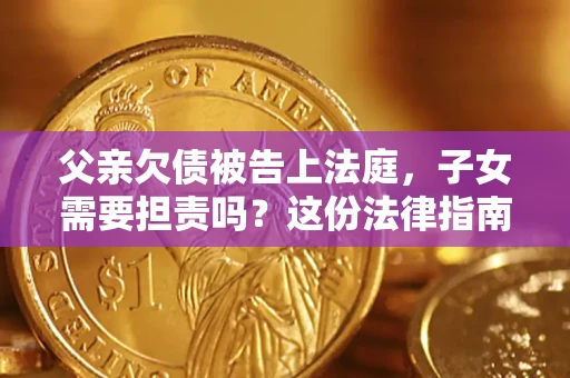 武汉父亲欠债被告上法庭，子女需要担责吗？这份法律指南必须看完