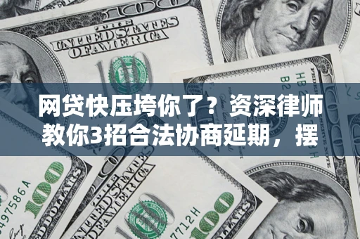 武汉网贷快压垮你了？资深律师教你3招合法协商延期，摆脱暴力催收！