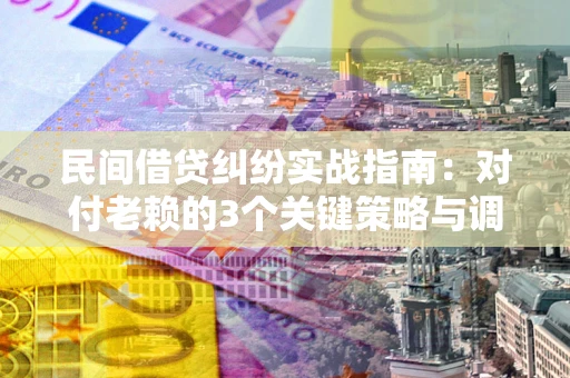 武汉民间借贷纠纷实战指南：对付老赖的3个关键策略与调解盲区解析