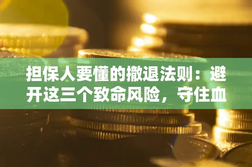 武汉担保人要懂的撤退法则：避开这三个致命风险，守住血汗钱