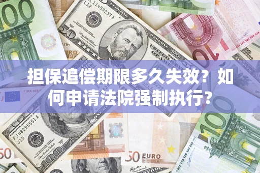 武汉担保追偿期限多久失效？如何申请法院强制执行？