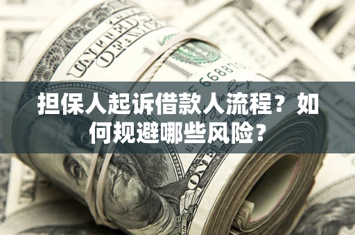 武汉担保人起诉借款人流程？如何规避哪些风险？
