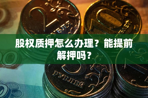 武汉股权质押怎么办理？能提前解押吗？