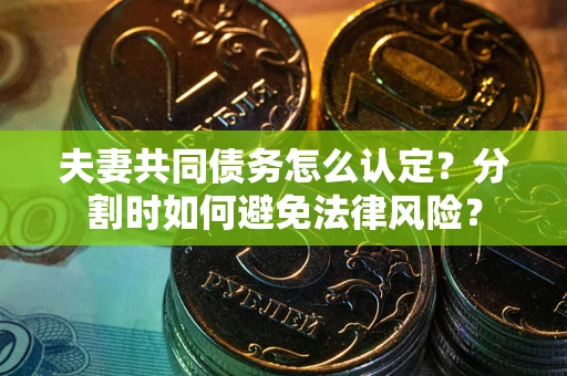 武汉夫妻共同债务怎么认定？分割时如何避免法律风险？